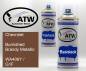 Preview: Chevrolet, Burnished Brandy Metallic, WA406Y / G1F: 400ml Sprühdose + 400ml Klarlack - Set, von ATW Autoteile West.